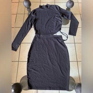 Susana Monaco Black Long Sleeve Dress